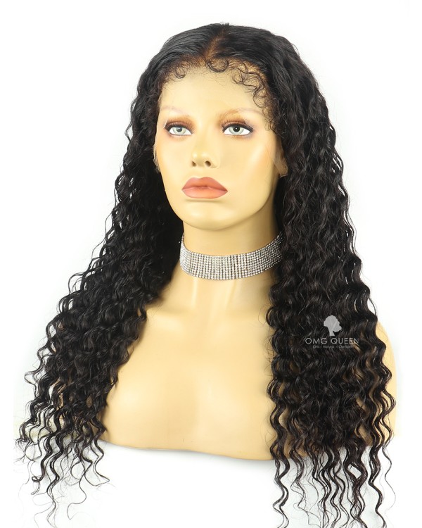 Deep wave wig, human hair wig, lace frontal wig, HD lace wig, affordable wig, wig store