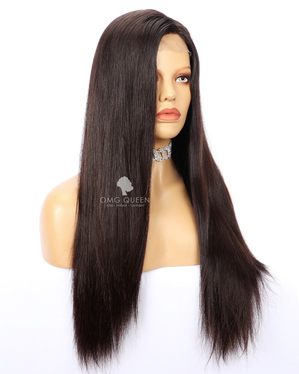 Silk Top Silky Straight 360 Lace Wig Virgin Brazilian Human Hair