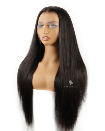 Hot 180% Density 360 Frontal Wig Virgin Brazilian Light Yaki Good Quality Affordable Wig  [BTW04]