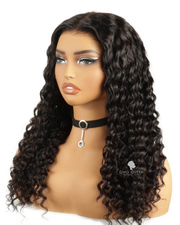9X6 Deep Curly Fitted Glueless HD Lace Clean Bleached Wig [HGW11]