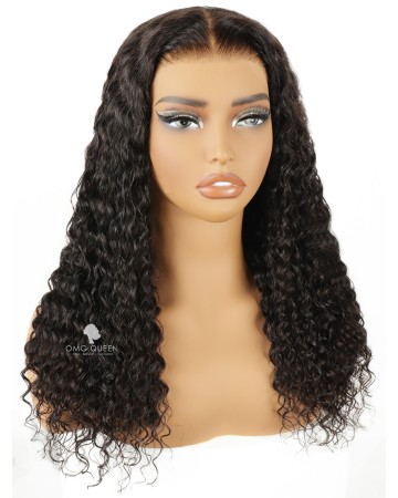 9X6 Jerry Curly Fitted Glueless HD Lace Clean Bleached Wig [HGW04]