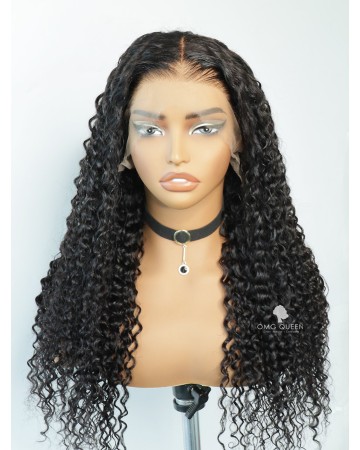 Jerry Curly Clean Bleached 360 HD Lace Invisible Strap Wig [STW05]