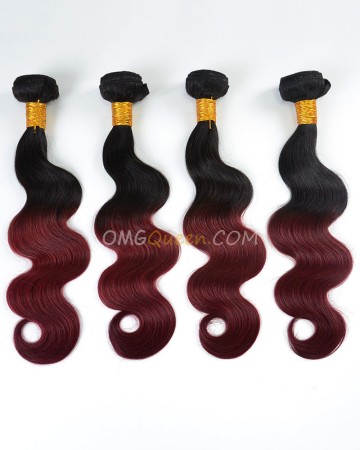 Clearance #1BT99J Indian Virgin Hair Body Wave Bundles and Closure [SD45]