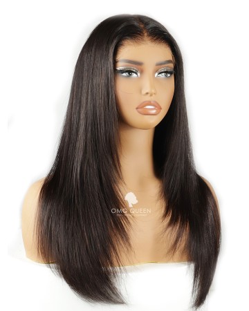 9X6 Silky Straight with Layers Fitted Glueless HD Lace Clean Bleached Wig[HGW07]