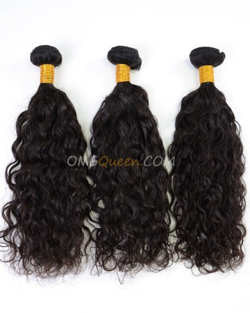 Indian Virgin Natural Color Natural Curly 3pcs Hair Weave/Weft High Quality Hair [IHW27]