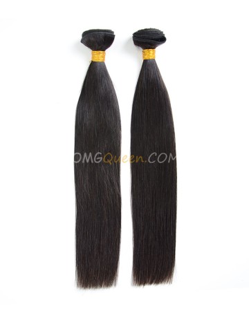Indian Virgin Silky Straight 2pcs Hair Weave/Weft High Quality Hair [IHW11]