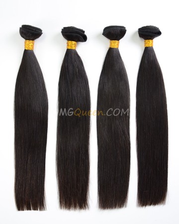 Indian Virgin Hair Silky Straight Natural Color 4pcs Hair Weave/Weft High Quality Hair [IHW31]