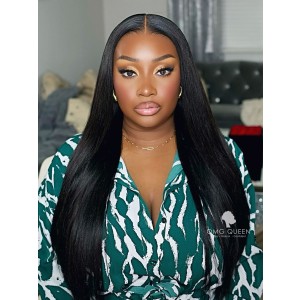 Hot 180% Density 360 Frontal Wig Virgin Brazilian Light Yaki Good Quality Affordable Wig  [BTW04]