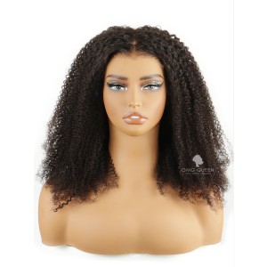 9X6 Bouncy Tight Curly Glueless HD Lace Clean Bleached Wig[HGW08]